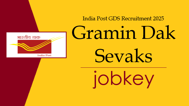 India Post GDS Online Form 2025-jobkey